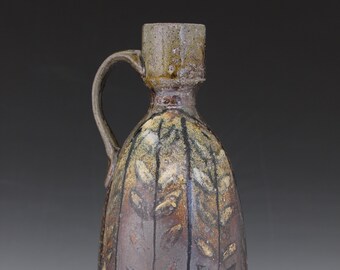 Wood Fired Bottle Vase