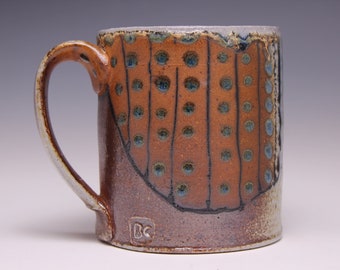 Woodfired Dots Mug 1052