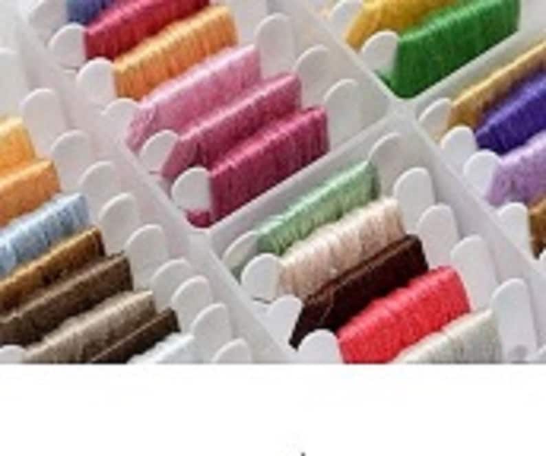 10 skeins of 4m 4.37 yd each color Embroidery floss set of Peruvian cotton thread