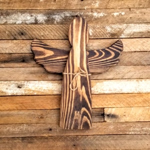Reclaimed Wood Rustic Christmas Angel image 7