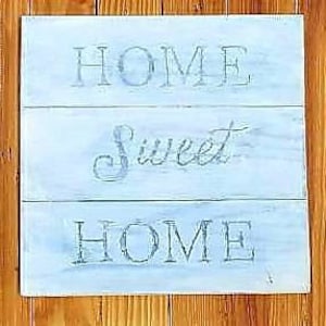 Home Sweet Home Hand Carved Reclaimed Wood Wooden Sign