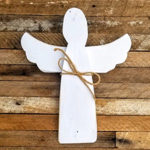 Reclaimed Wood Rustic Christmas Angel image 5