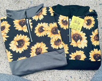 Sunflower Sweat Shirt - Etsy