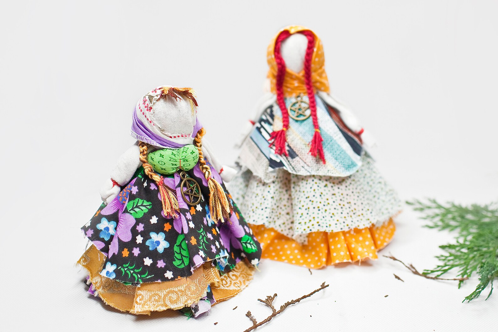 Patch Tactique Motanka Poupée Ukrainienne – Badge PVC 3D Style Militaire