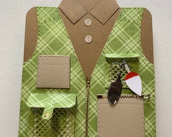 Download Fishing Vest Card Etsy