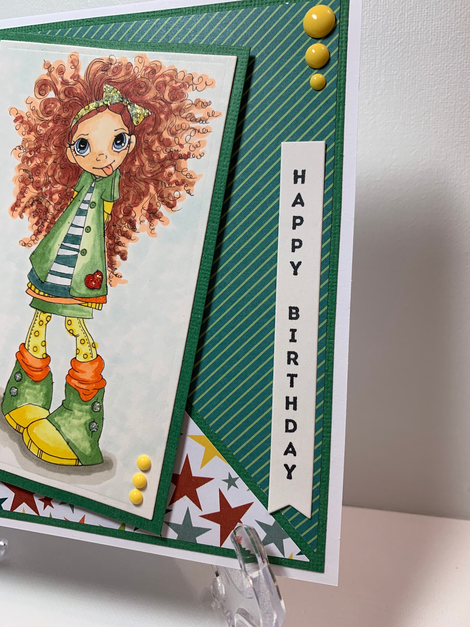 Happy Birthday Karte 3D Happy Birthday Karte Mädchen | Etsy