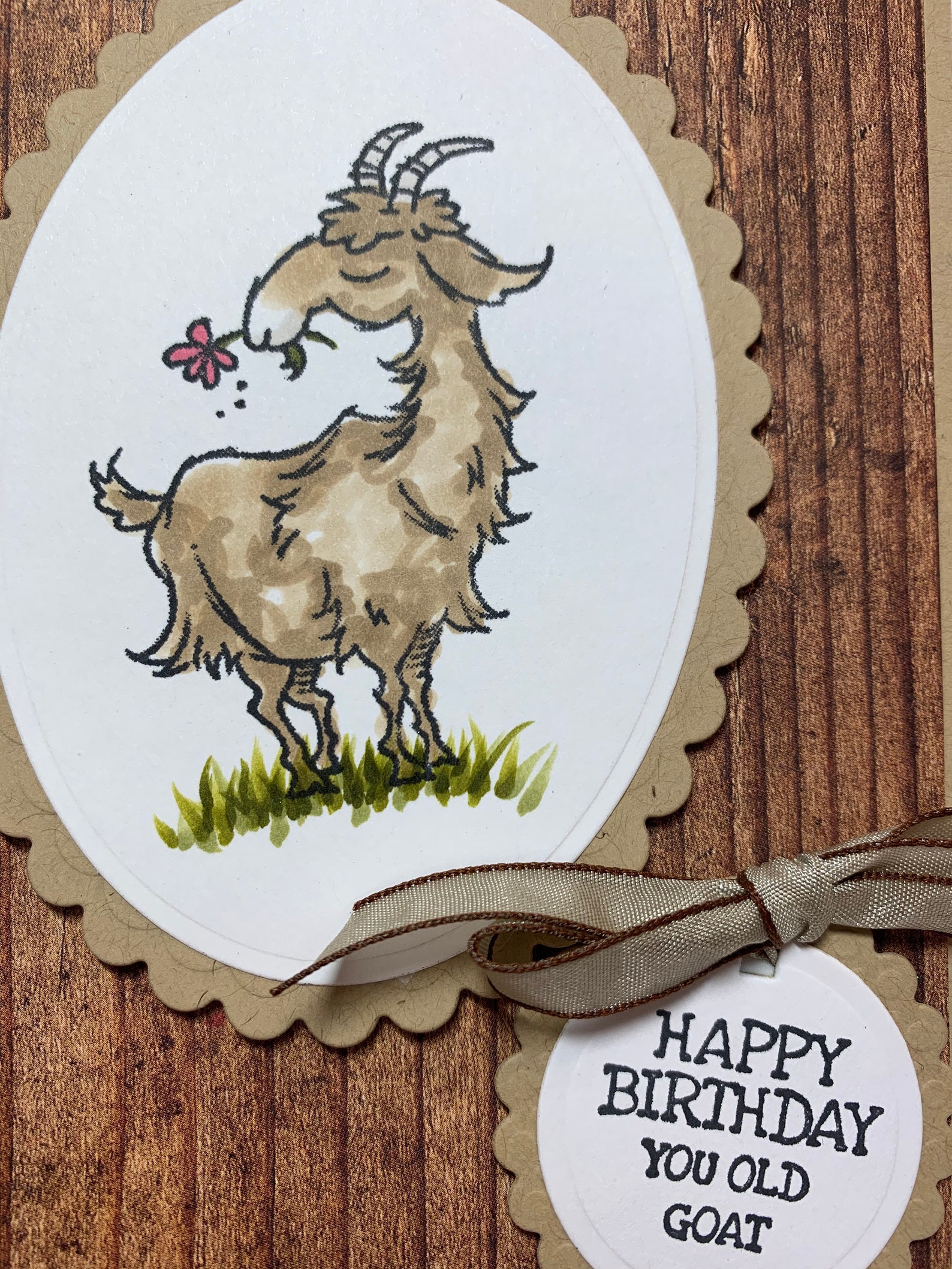 Happy Birthday You Old Goat Card Funny Birthday Card | Etsy
