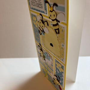 Tarjeta De Felicitación "You're The Bee's Knees" - Diseño Moderno Con Abeja, Tamaño A6