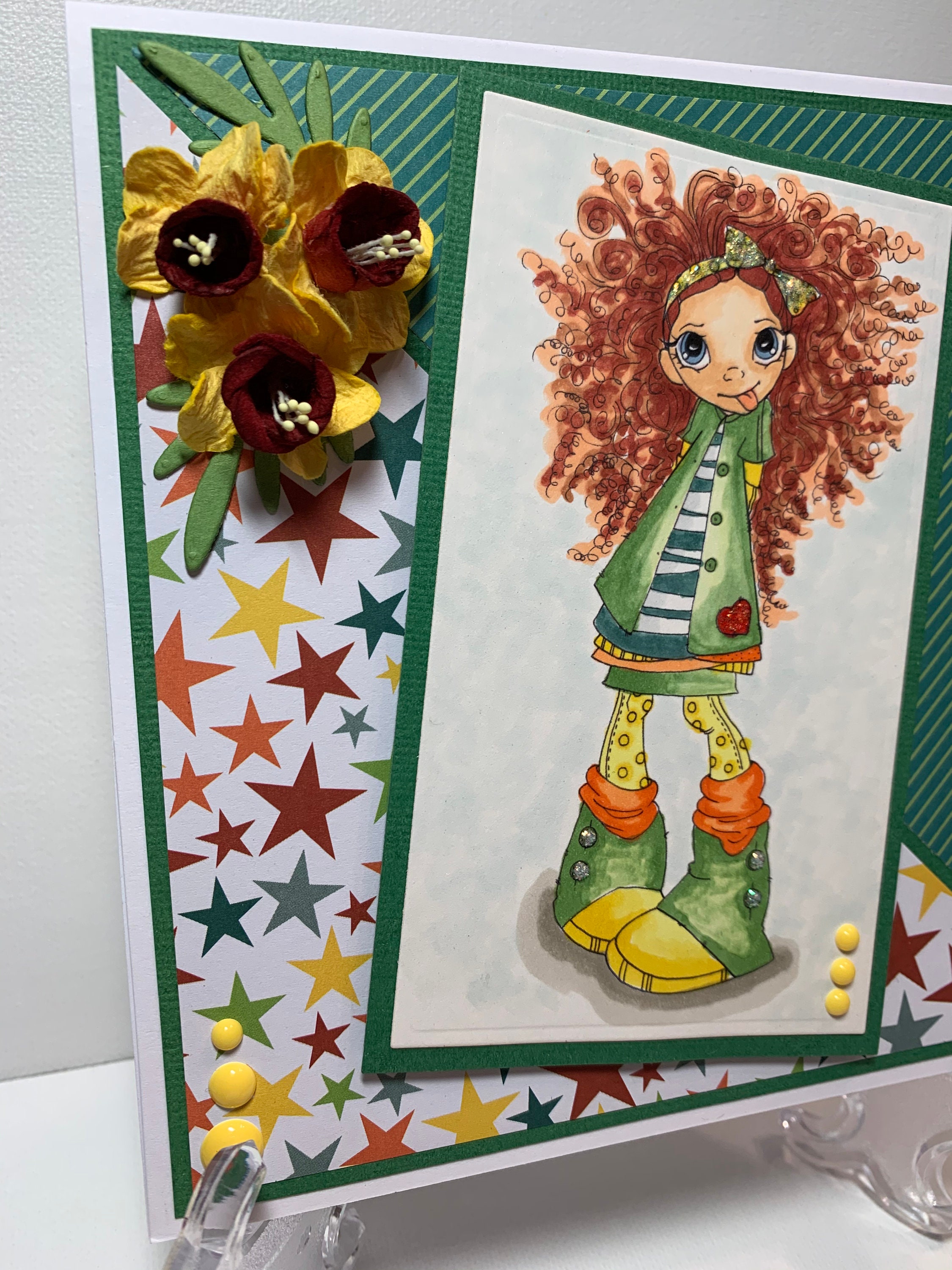 Happy Birthday Karte 3D Happy Birthday Karte Mädchen | Etsy
