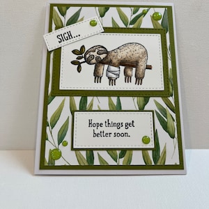 Carte Hope Things Get Well Soon, carte Koala Get Well, carte Koala Feel Better Soon, carte Funny Koala Get Well, carte Get Well faite main
