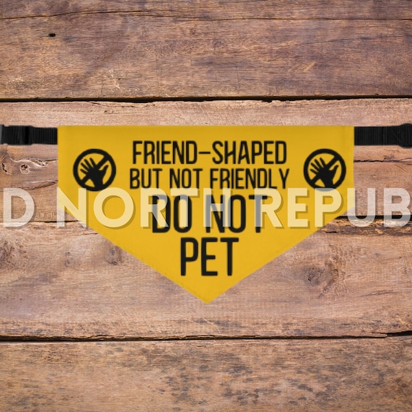 Do Not Pet Vest Etsy