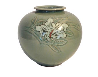 Japanese Celadon Vase