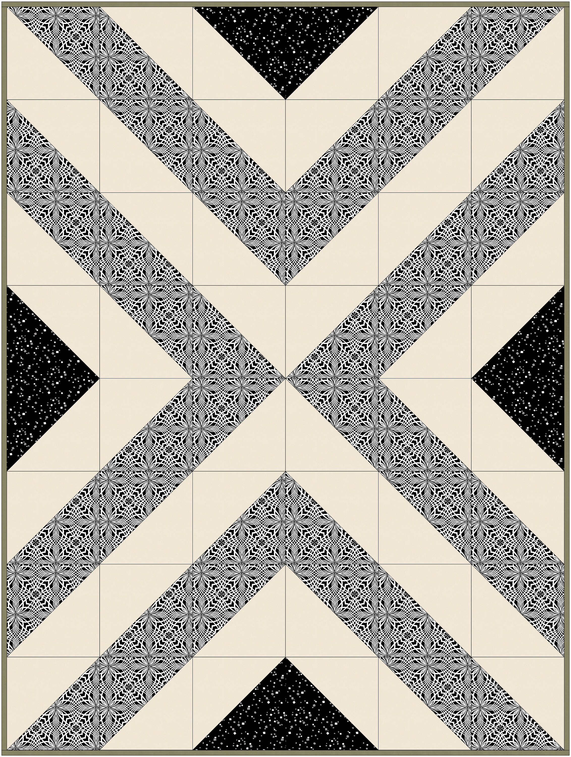 X Quilt Pattern, Modern Quilt Pattern - Etsy
