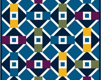 Pathways modern quilt kit