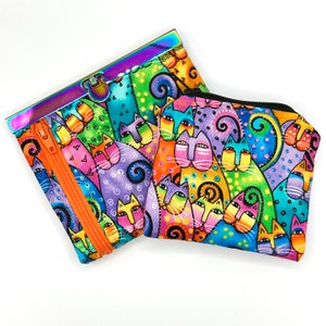 Cartera para amantes de los gatos, 4.5”