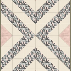 X Quilt Pattern, Modern Quilt Pattern - Etsy