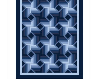 Modern quilt pattern, Flowers