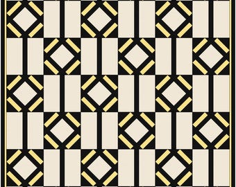 Modern quilt pattern, Jewels