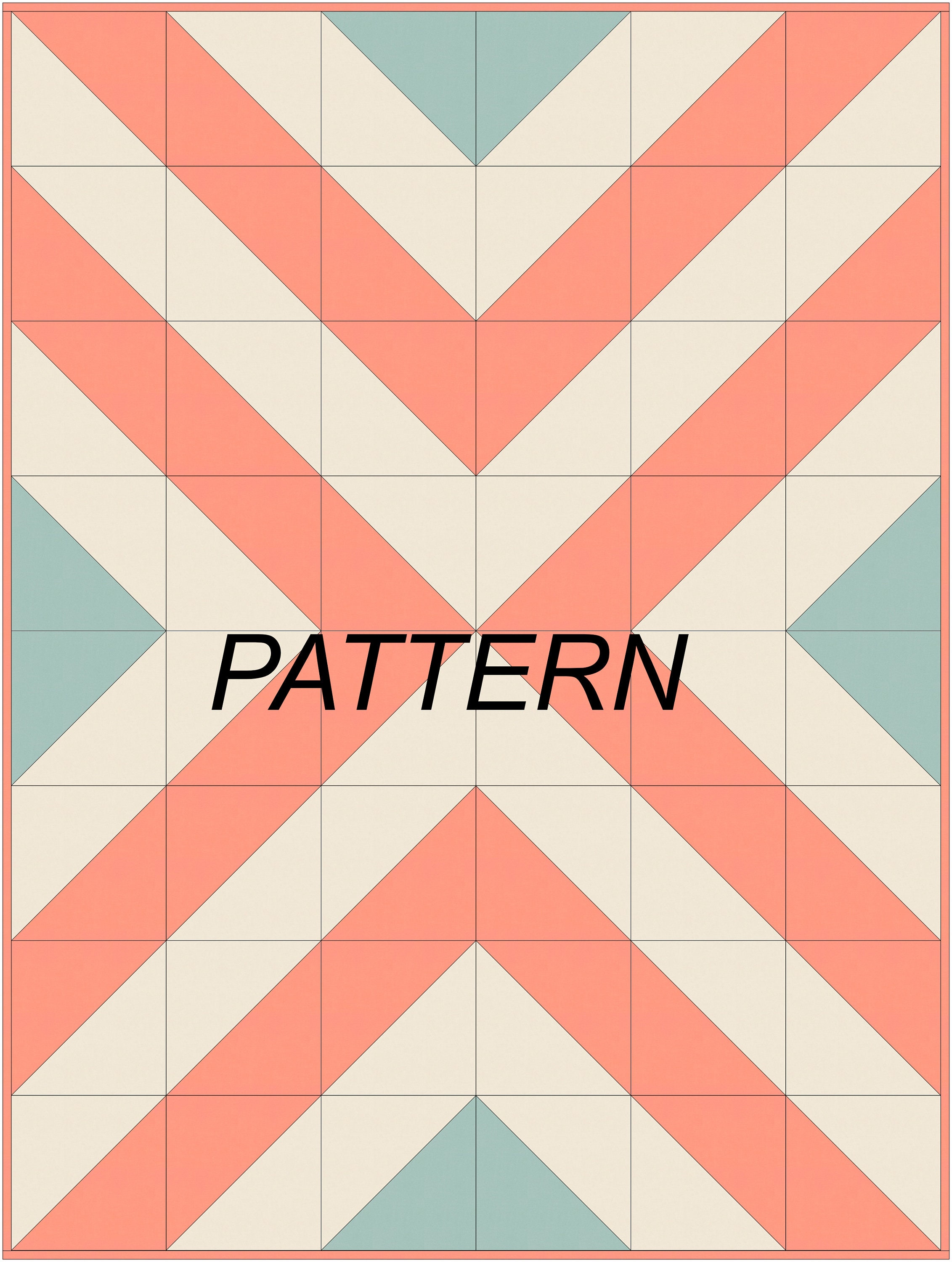 X Quilt Pattern, Modern Quilt Pattern - Etsy