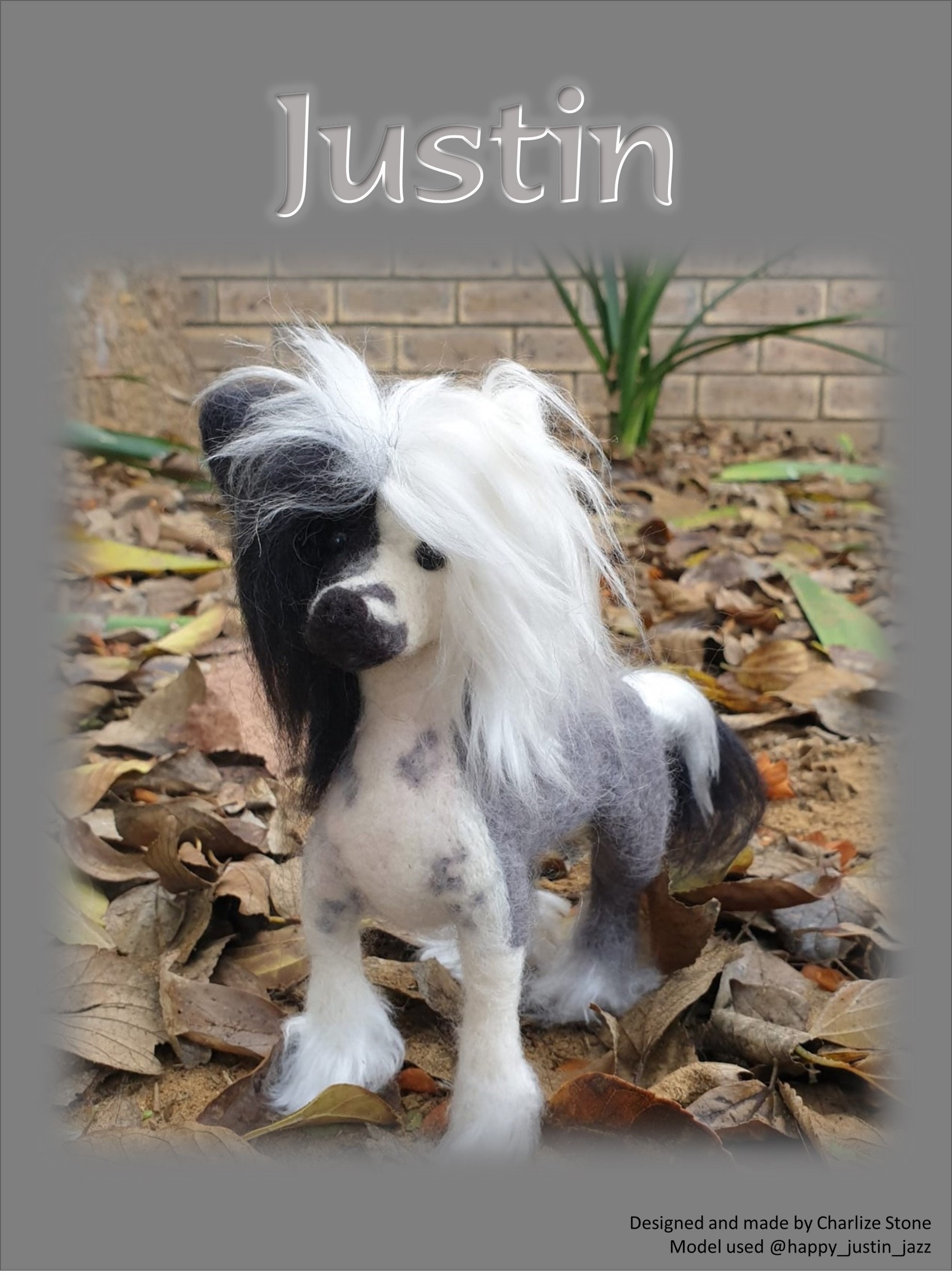 Chinese crested stuffed animal deals