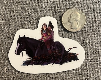 Sunset Ride - vinyl sticker