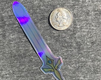 She-Ra&#39;s Sword of Protection - holographic vinyl sticker [discont.]