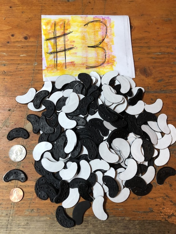 Shoe Repair Heel Plates TAPS Polyurethane Tops 100pcs #3 Guard