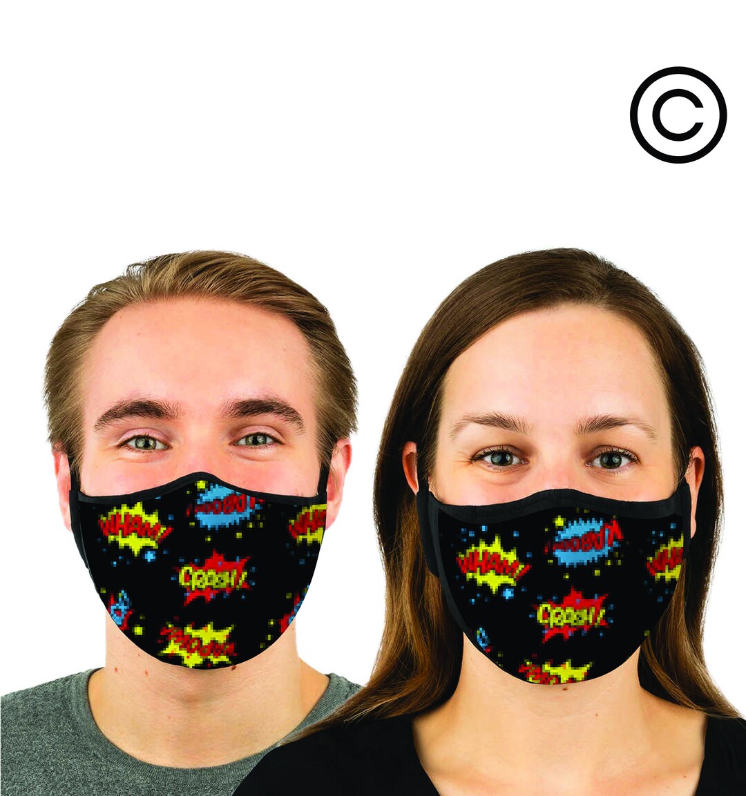 COMIC matching couples Face mask face masks covering your Etsy.de