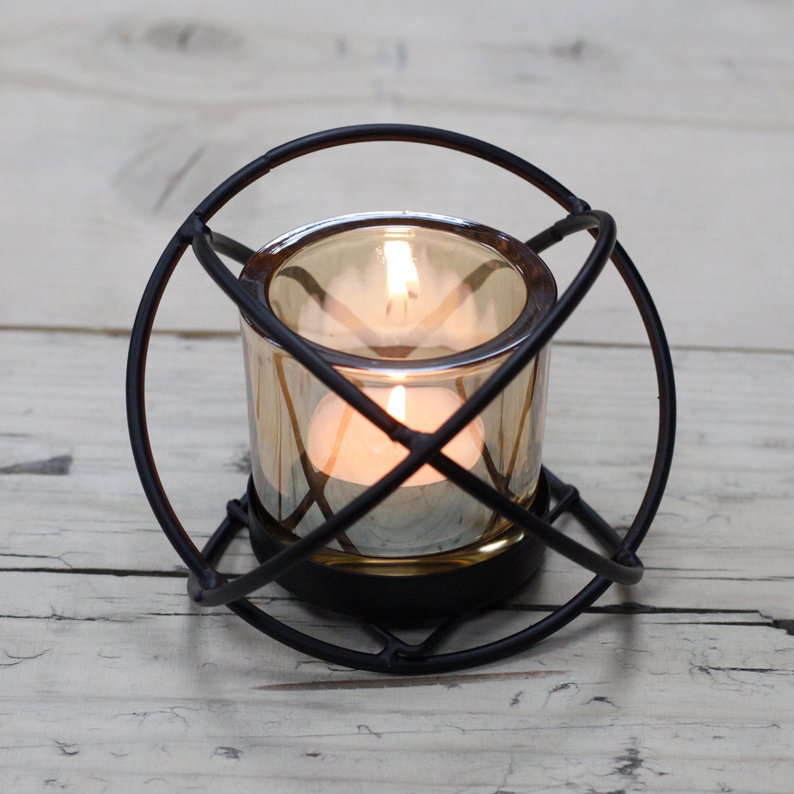 Black Votive Candle Holders