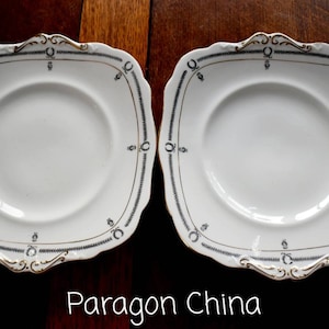Perfect pair of Paragon Star Early Cake Plates