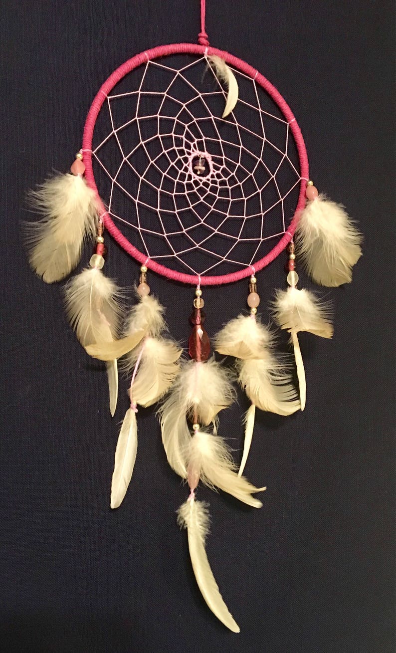 Dream Catcher Pink Dream Catcher Dreamcatcher Pink Bedroom - Etsy