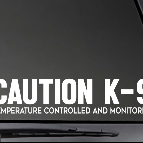 DOBERMAN K9 K-9 DOG POLICE CAUTION STAY BACK ALUMINUM METAL - Foto 4