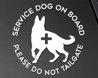 ANY BREED - Service Dog On Board