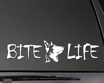 BITE LIFE Canine K9 Decal - Malinois