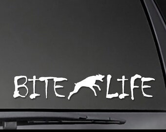 BITE LIFE Canine K9 Decal Doberman K9 Sticker