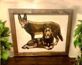 Custom Personalized Pet Portrait, pet memorial, pet portrait from photo, pet gifts personalized, pet gifts for her,  Pet portrait