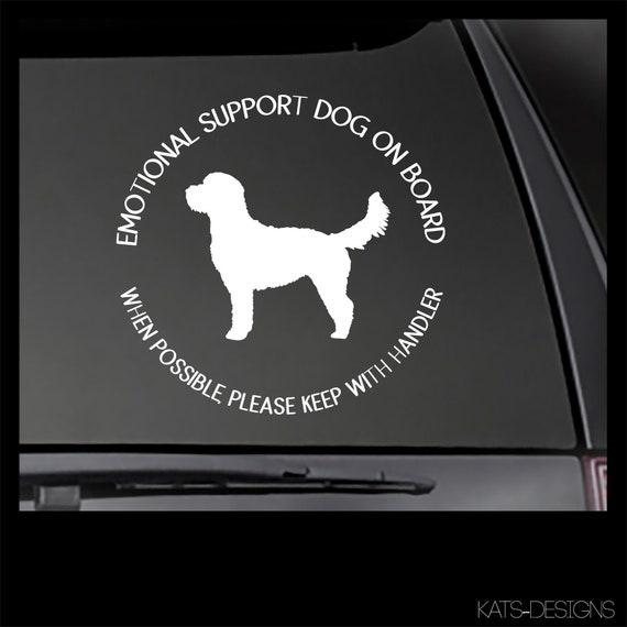 Emotional Support Dog On Board - When Possible, Please Keep with Handler