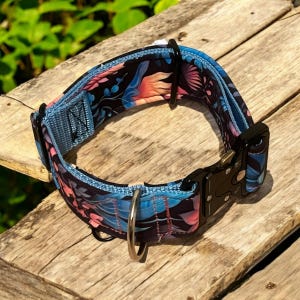 1-1/2&quot; Collar- Personalized agitation collar, working dog collar, heavy duty metal buckle, tactical collar