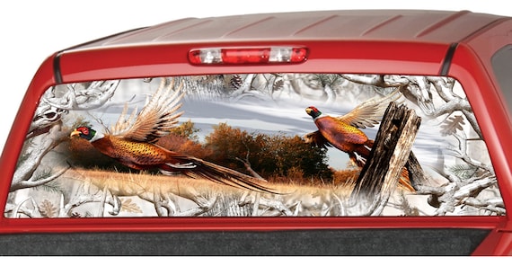 Pheasant Decal STOB #2 Bird Hunting Vinyl Window Stickers 