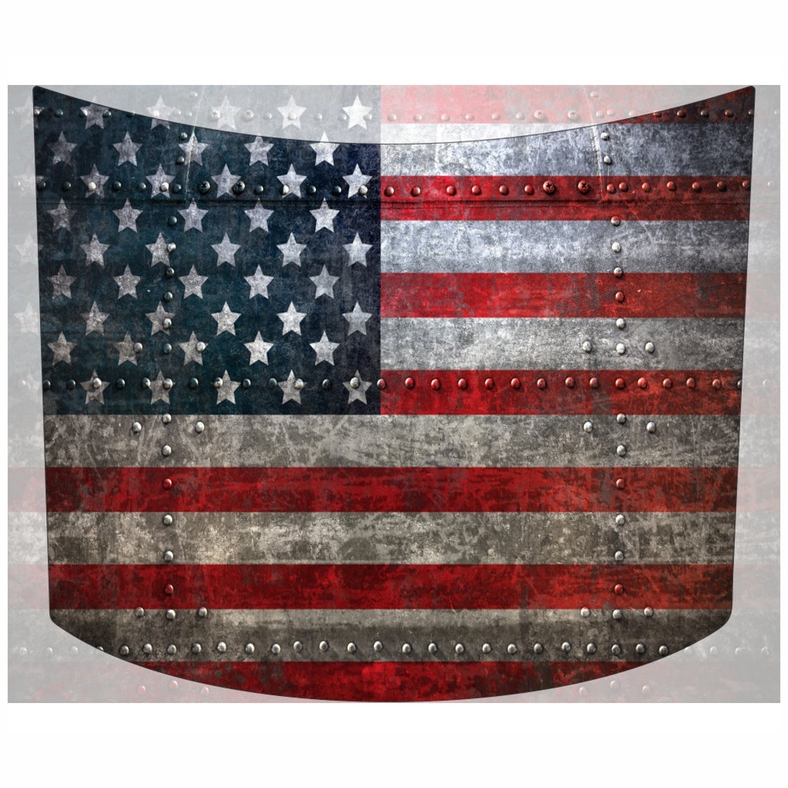 American Flag Distressed Hood Wrap Patriotic Vinyl Graphics - Etsy