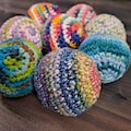 NEW 2025 STOCK* The Comeback Hacky Sack for HUMANS- Handmade Cotton Crocheted "footie" toy!