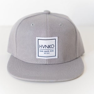 Pick your patch Grey toddler kid child snapback hat