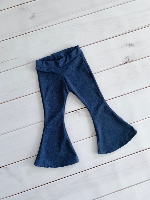 baby denim bell bottoms