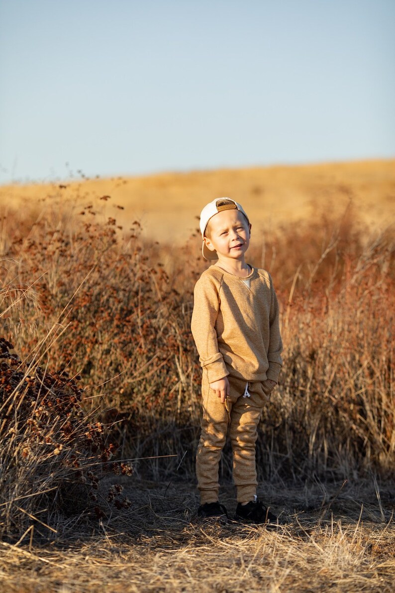 Mustard Crew Neck Sweater Baby Toddler Boy Dijon Mustard Etsy