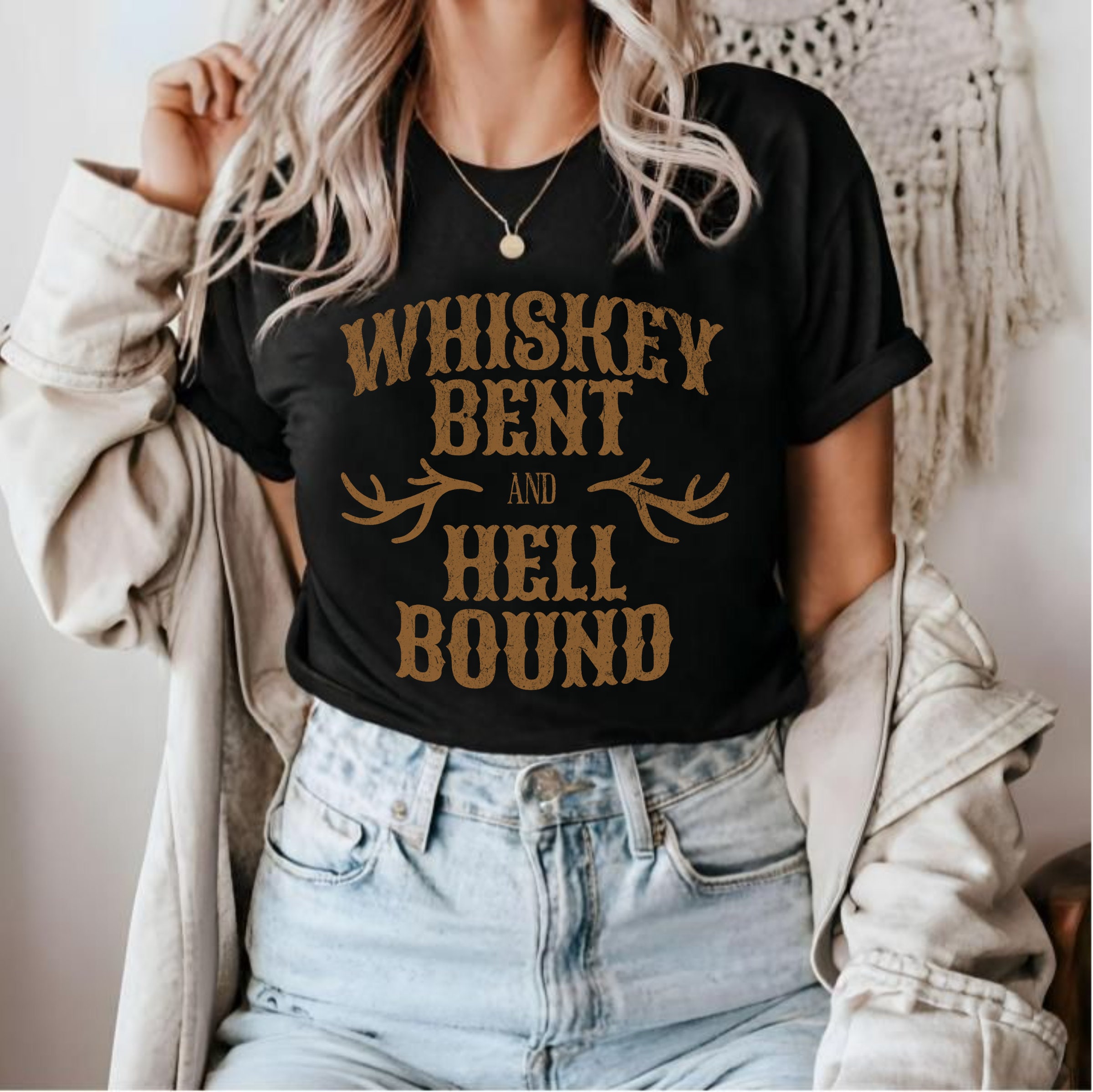 Hank Williams, Whiskey Bent and Hell Bound, Country Concert Shirt, Oversized T-Shirt, Band Tee, Western Apparel