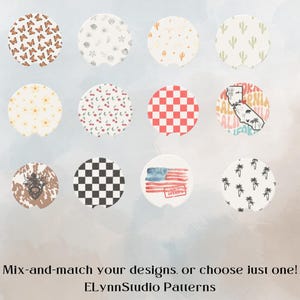 Soapstone Car Coasters, Mix-and-Matchable Cute Car Accessories, Cup Holder Coasters, Preppy Trendy, Floral Checker Car Coasters