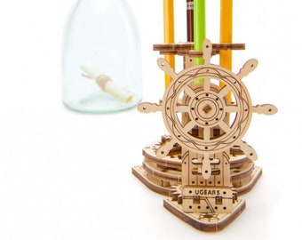 Wheel-Organizer - mechanical model kit by UGears. Self assembly kit.