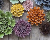 Ceramic Anemone Flower - Decorate your own Table, Wall, Terrarium, Garden