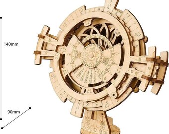 Perpetual Calendar Mechanical Wooden DIY Project Kit