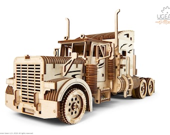 Heavy Boy Truck VM-03 by UGears - build your own moving model. Self assembly kit.